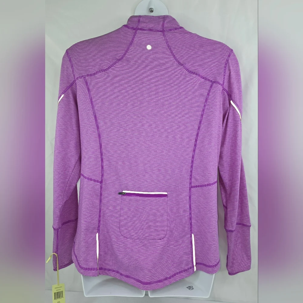 Tangerine Purple Quarter-Zip Active Pullover Size XXL NWT T-3376 - Picture 4 of 10